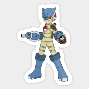 megaman oversoul blue Sticker